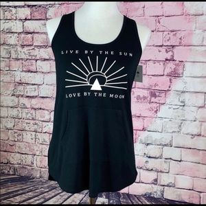 Peaceful Warrior Live by the Sun tank top X-Small
